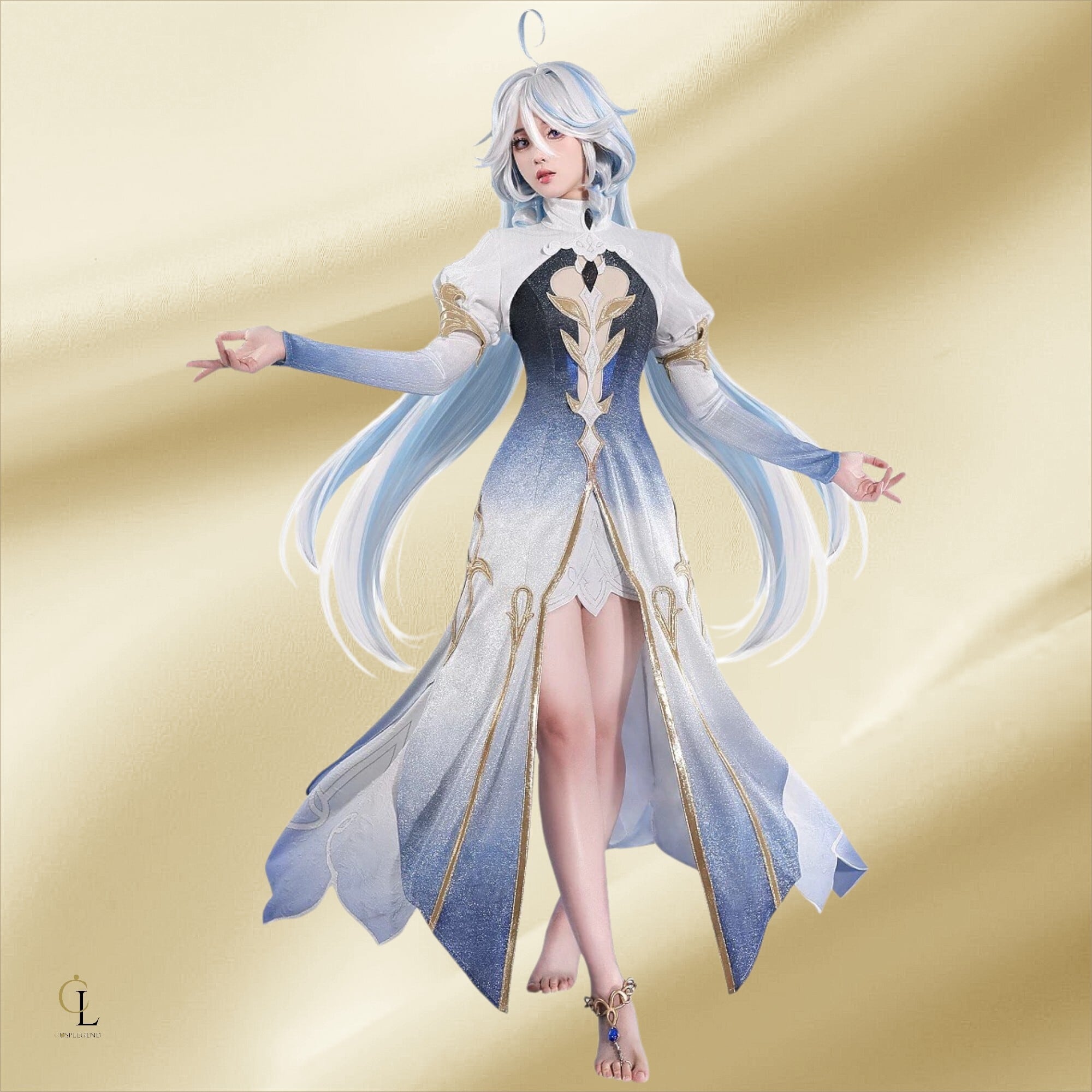 M*T様 三分妄想 フォカロルス 原神 コスプレ フルセット 三分妄想1/3Delusion】原神 Genshin 黒Ver フリーナ/Furina