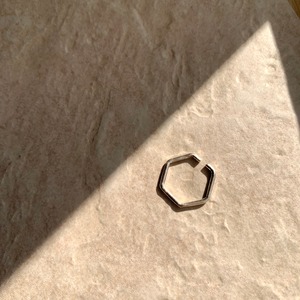 〈Silver925〉hexagon ear cuff / 1.5mm
