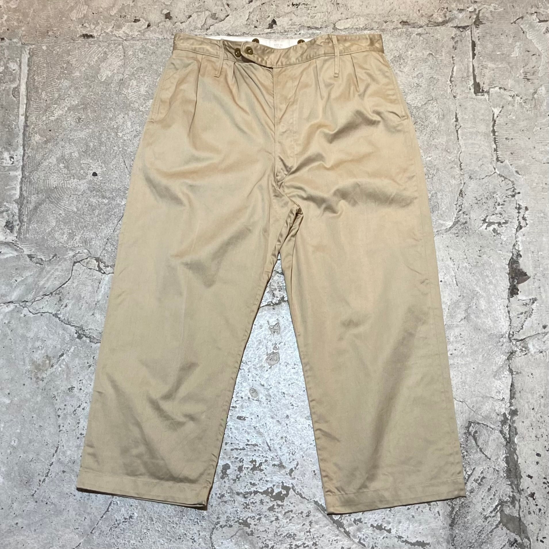 珍品50s 60s イギリス軍モチーフクロスベルトグルカパンツ