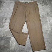 banana republic Dawson brown linen wide pants