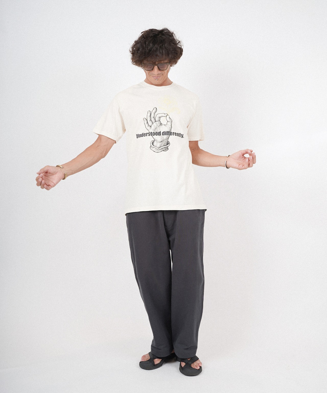 UNDERSTOOD DIFFERENTLY PRINT T-SHIRTS［HSC007］