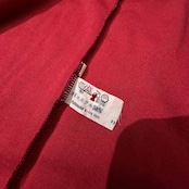 80s 90s Yves Saint Laurent イヴサンローラン ヘンリーネック 半袖Tシャツ パイル系 カットソー M /レッド/ビンテージ/福助代理
