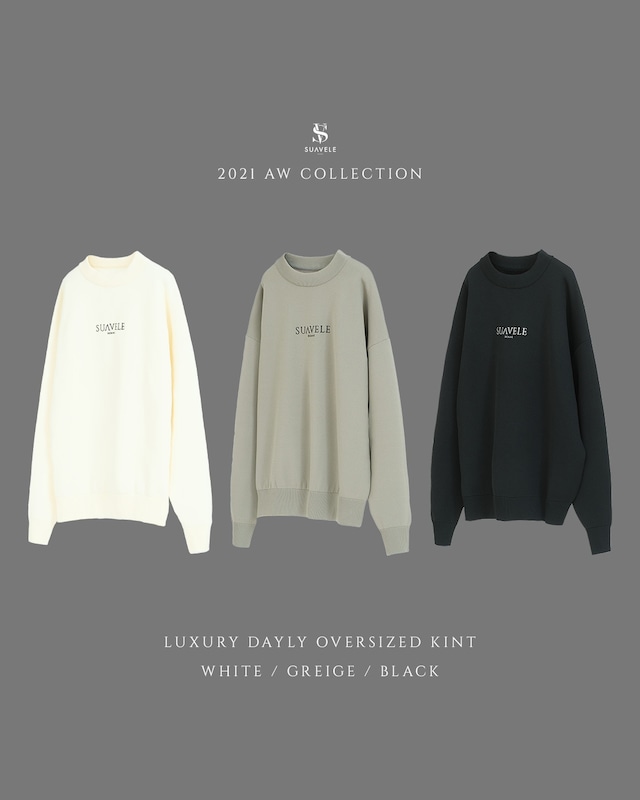 【即日発送】【SV-0023】LUXURY DAILY OVERSIZED KINT