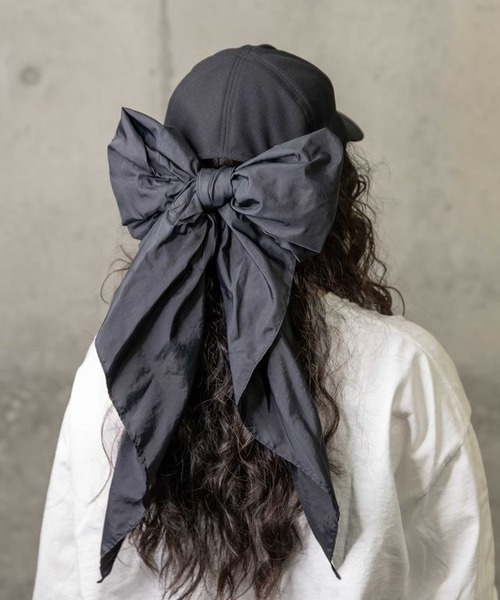 スカーフリボンキャップ