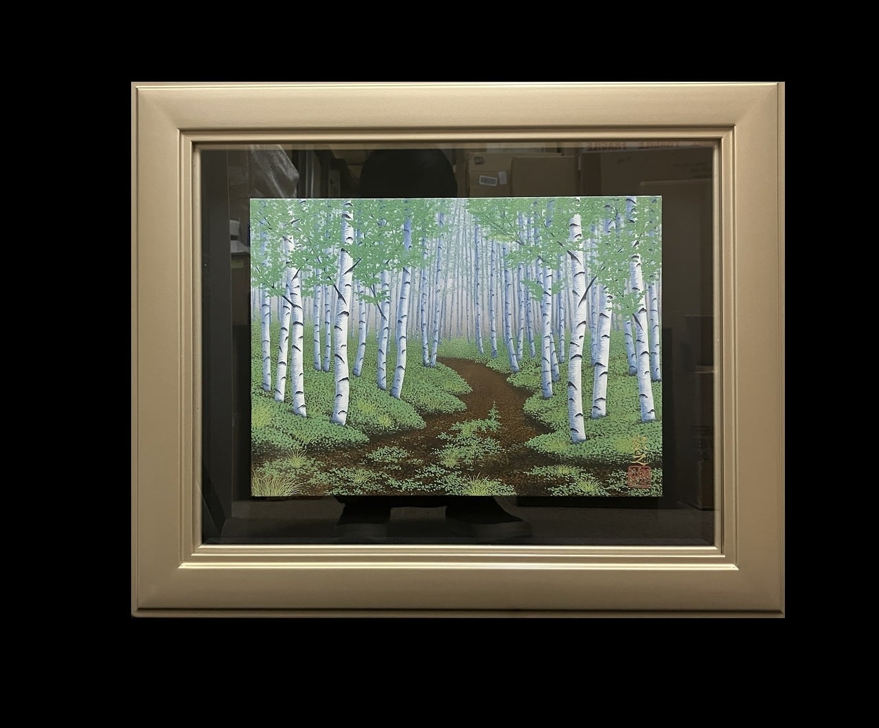 白樺林 | Gallery Enatsu 江夏画廊 | ハートウォーミングな絵画と版画