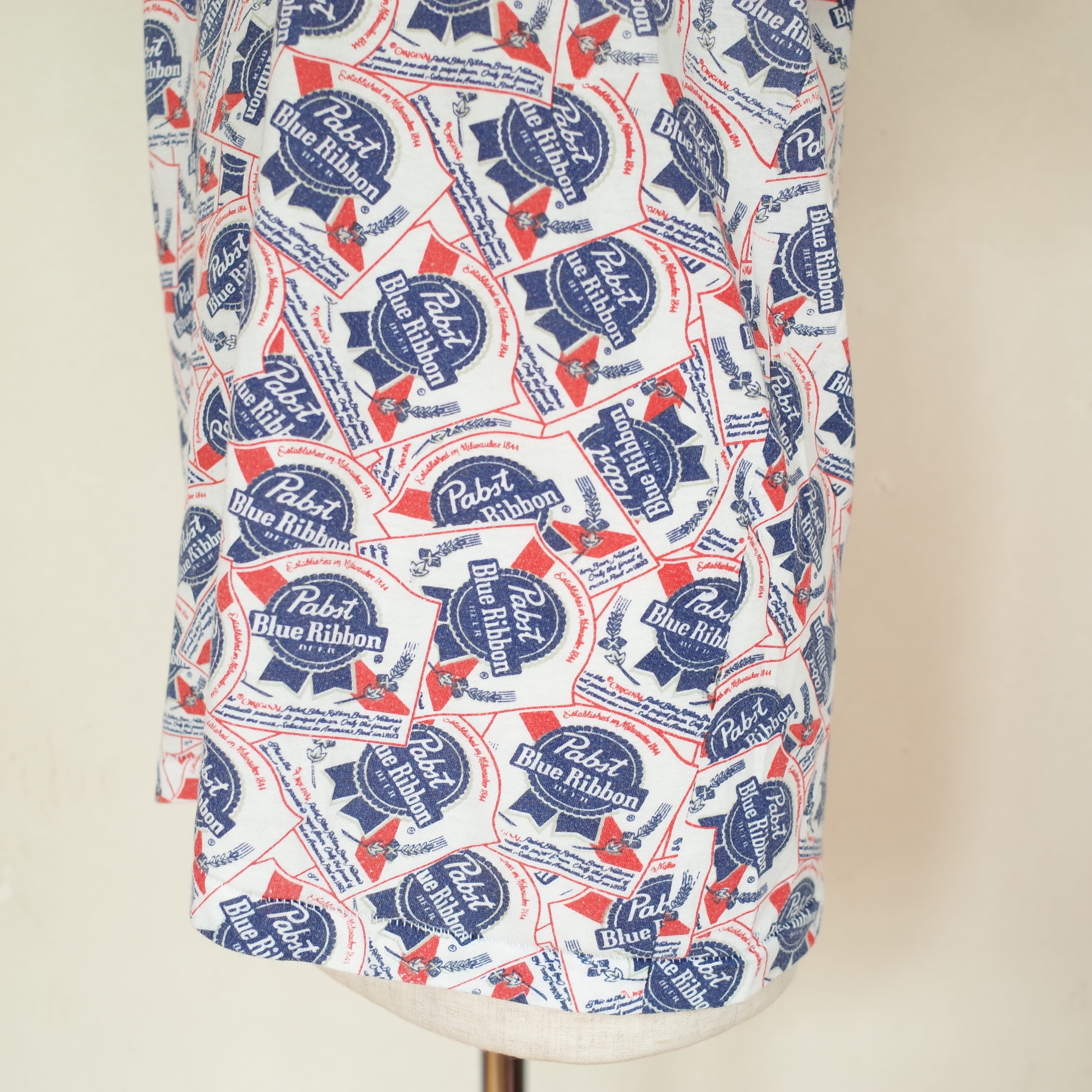 80s PABST BLUE RIBBON BEER trim tee | port.