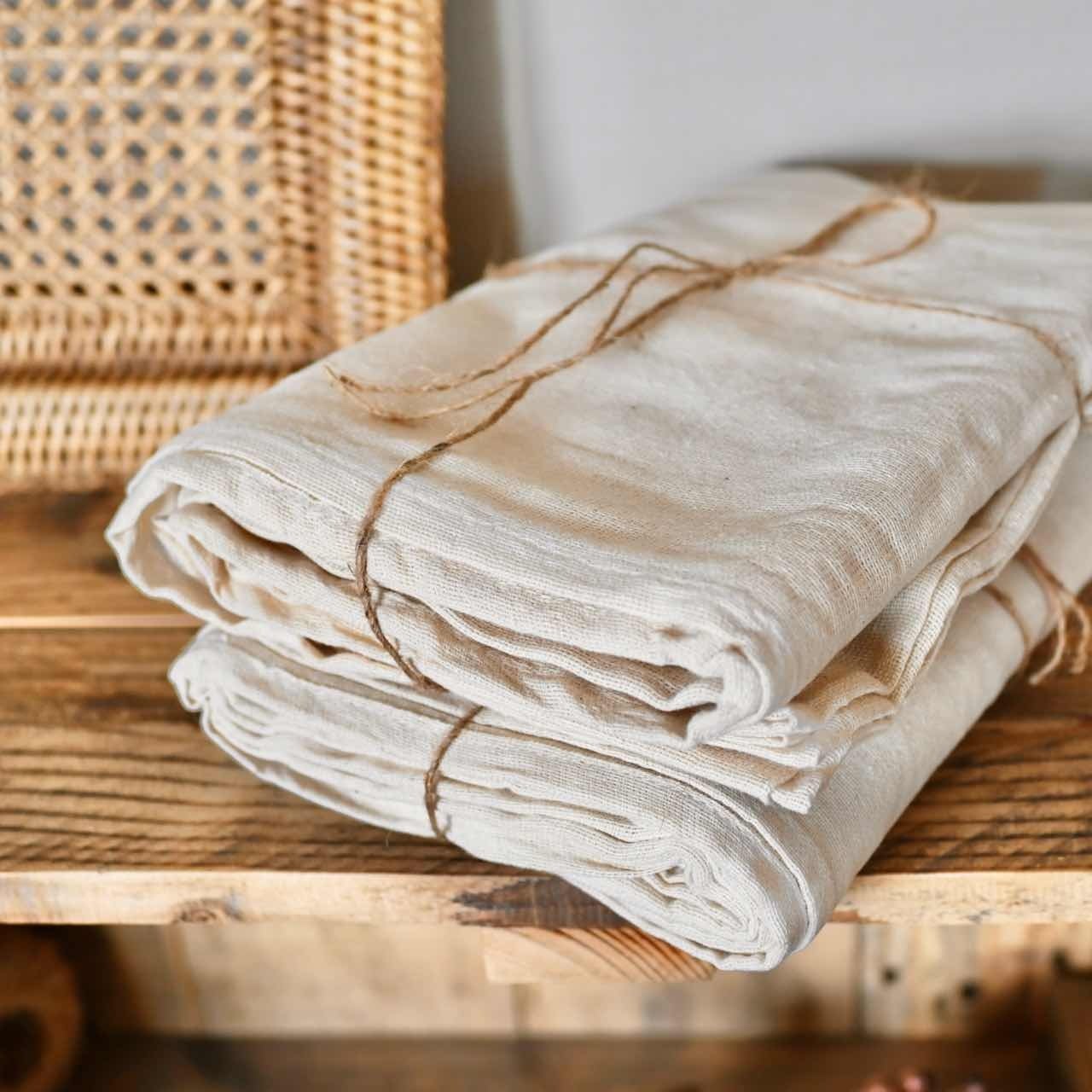 2/3 再入荷 】コットンマルチクロス（サンドベージュ）｜ アイボリー