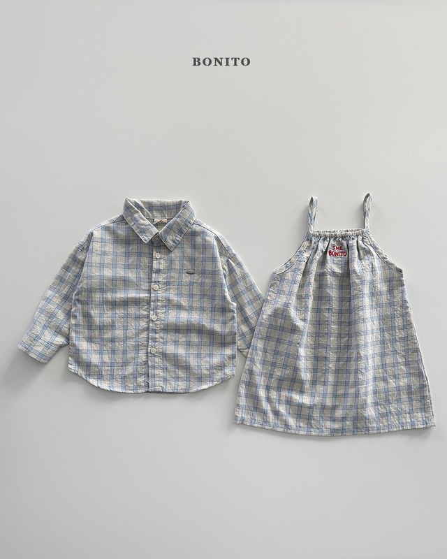 [即納S/M/L]≪BONITO≫Buddy Strap Dress light yellow(check) 16