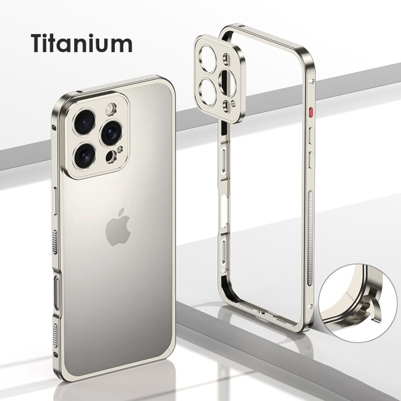 ◆iPhone 16/15/14/13/Pro/Pro Max/Plus/e◆Lock Metal Frame + Camera Cover Case / ロック メタルフレーム + カメラ カバー スマホケース