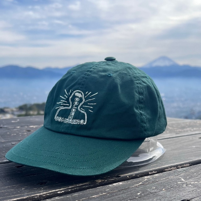 Golden Sombrero Logo CAP Green