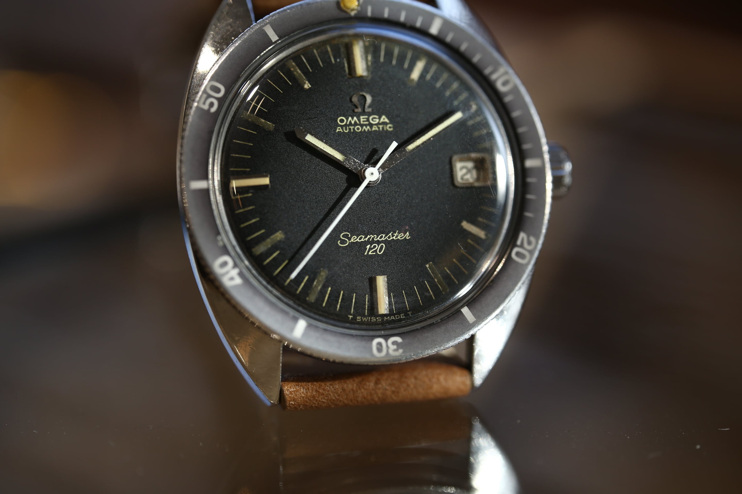 OMEGA】 1966年製 オメガ シーマスター120 フルサイズ ゴーストベゼル