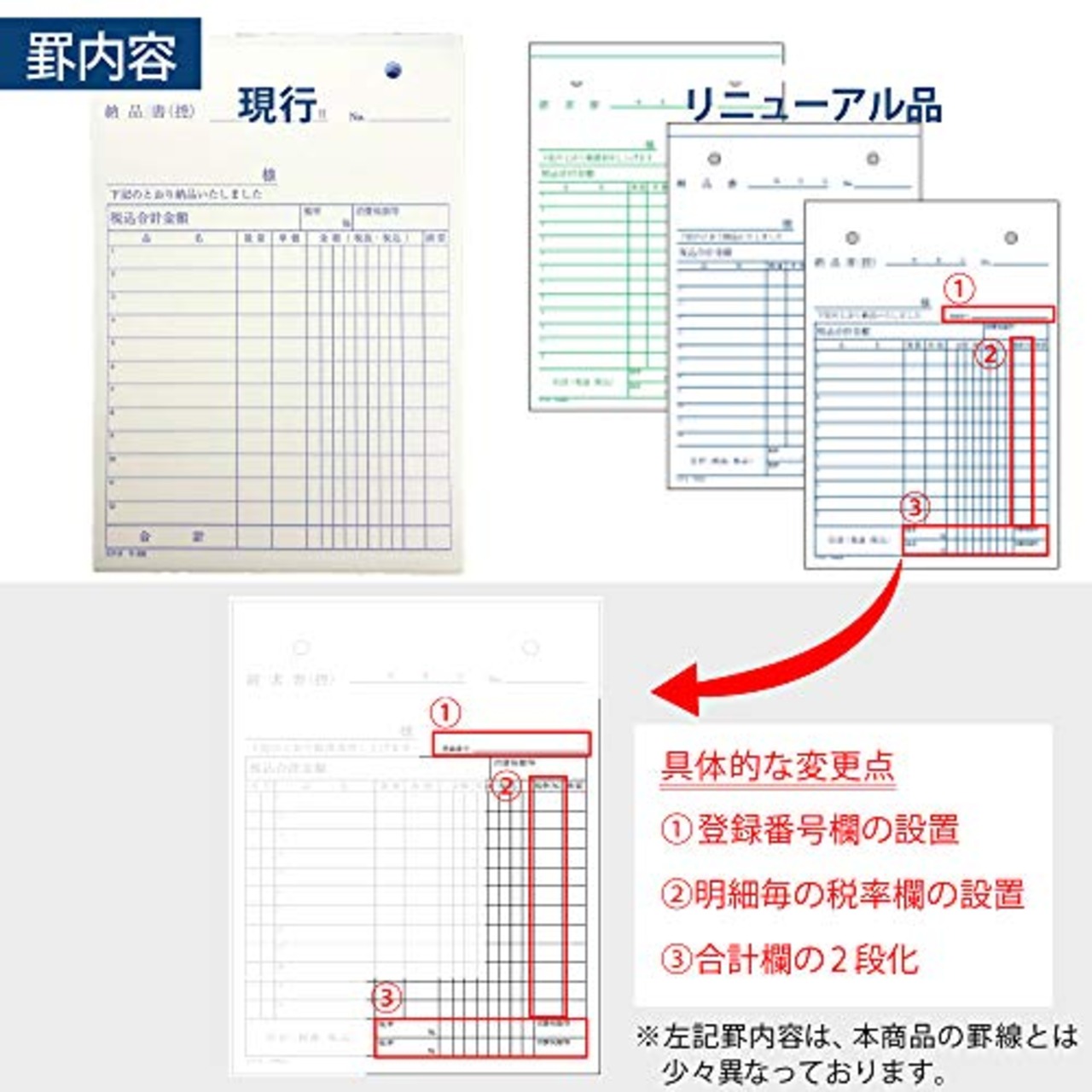 コクヨ 3枚納品書 請求付 複写簿 ノーカーボン B6 タテ 12行 50組 ウ-332