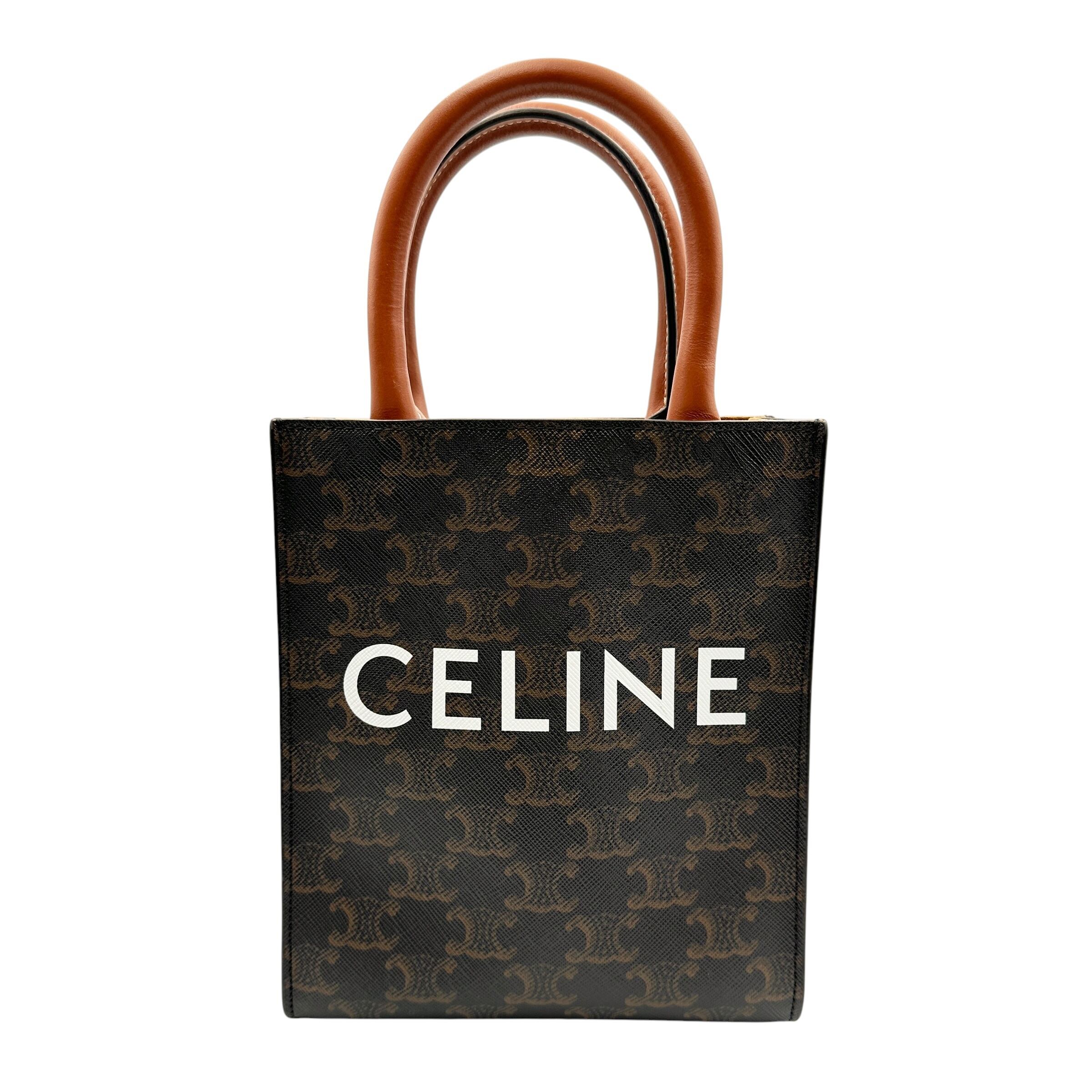 CELINE セリーヌ ミニ バーティカル カバ トリオンフ 2WAYバッグ 32207-202607