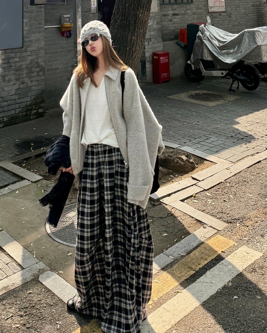 ドロップショルダーブルゾンジャケット A25142