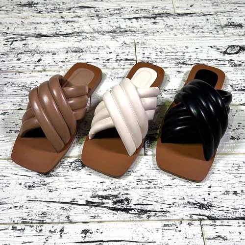 フラットボリュームサンダル/HEART ACTION/レディース/38-33767