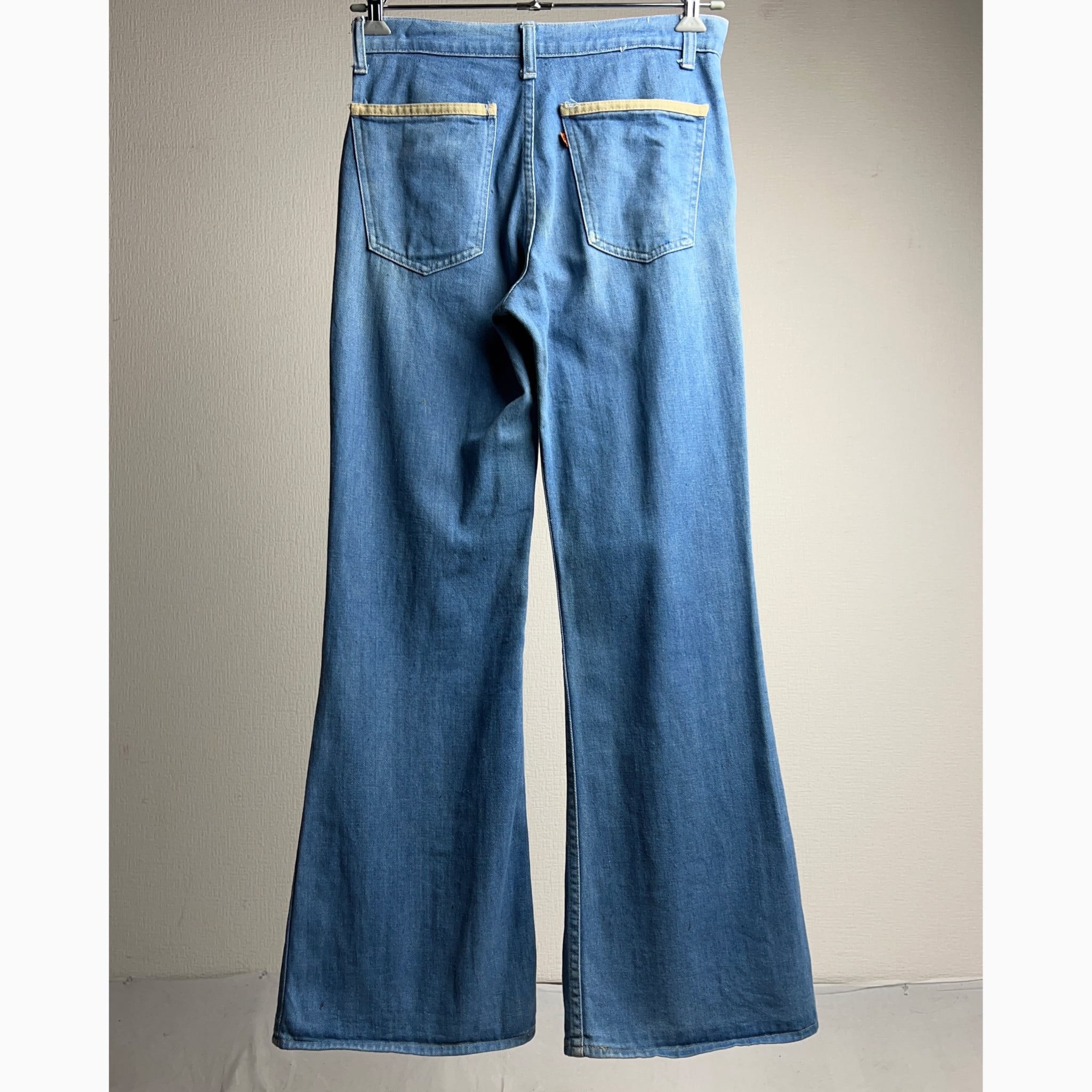 1970's “Levi’s” FLARE JEANS W30 70年代 リーバイス オレンジタブ フレアデニムパンツ ベルボトム【0908A06】