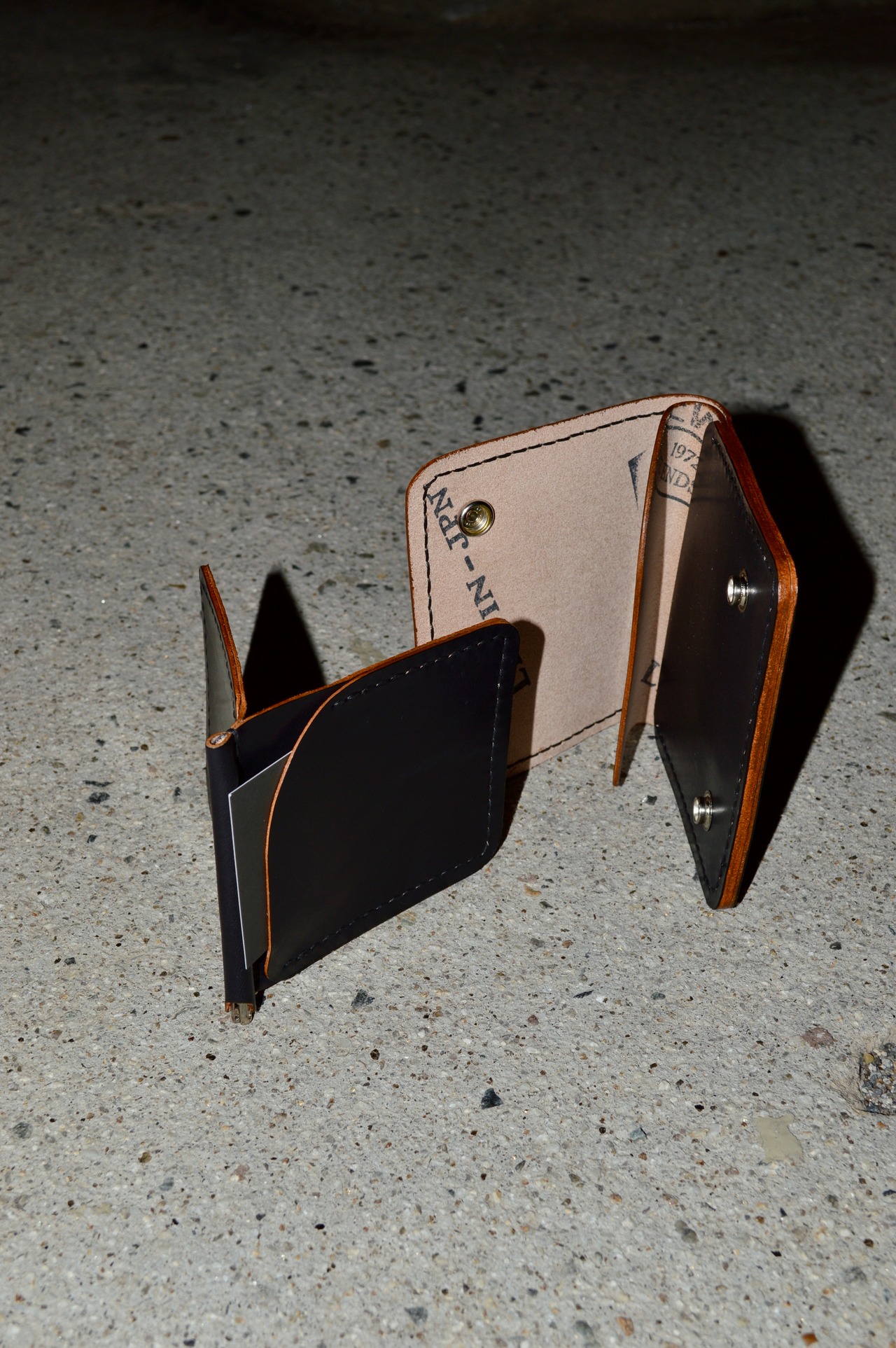 LEWIN Tracker Wallet 2Piece set (Wallet+MoneyClip) Cowhide Leather レウィン トラッカーウォレット 2ピースセット