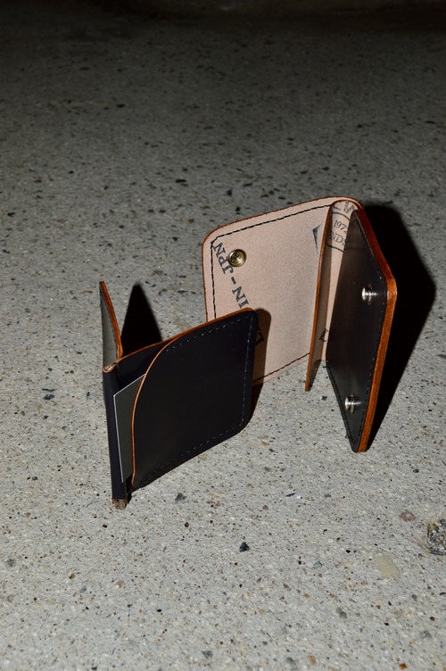 LEWIN Tracker Wallet 2Piece set (Wallet+MoneyClip) Cowhide Leather レウィン トラッカーウォレット 2ピースセット