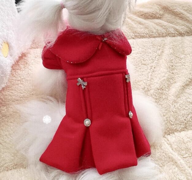 《予約》№1103134 スリットロングコート(レッド)