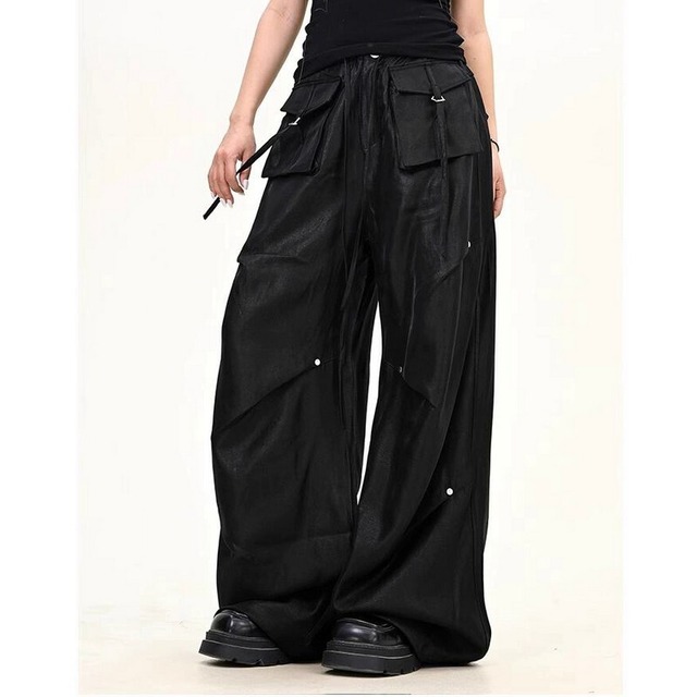 モッピングワイドレッグパンツ B0240