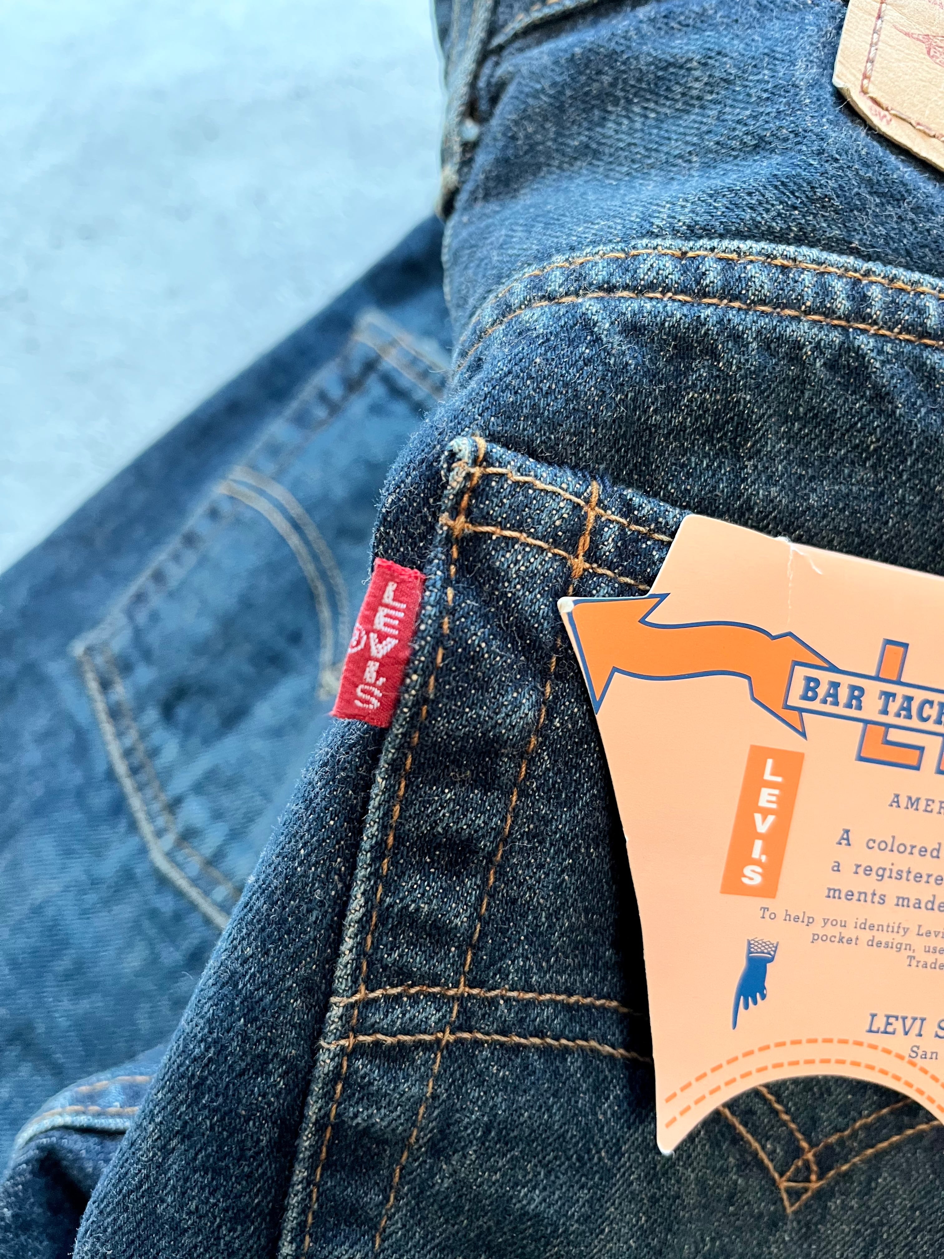 DEAD STOCK 90s LEVI'S 502-XX Big-E 140th 60s MODEL USED ...