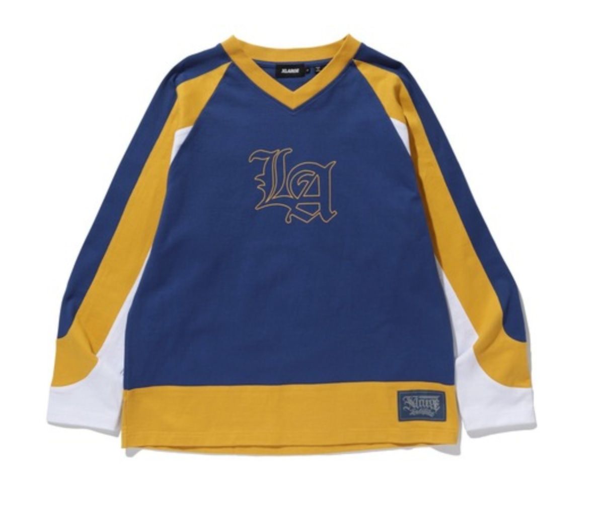 XLARGE】LA FOOTBALL L/S SHIRT フットボール長袖シャツ【エクストラ