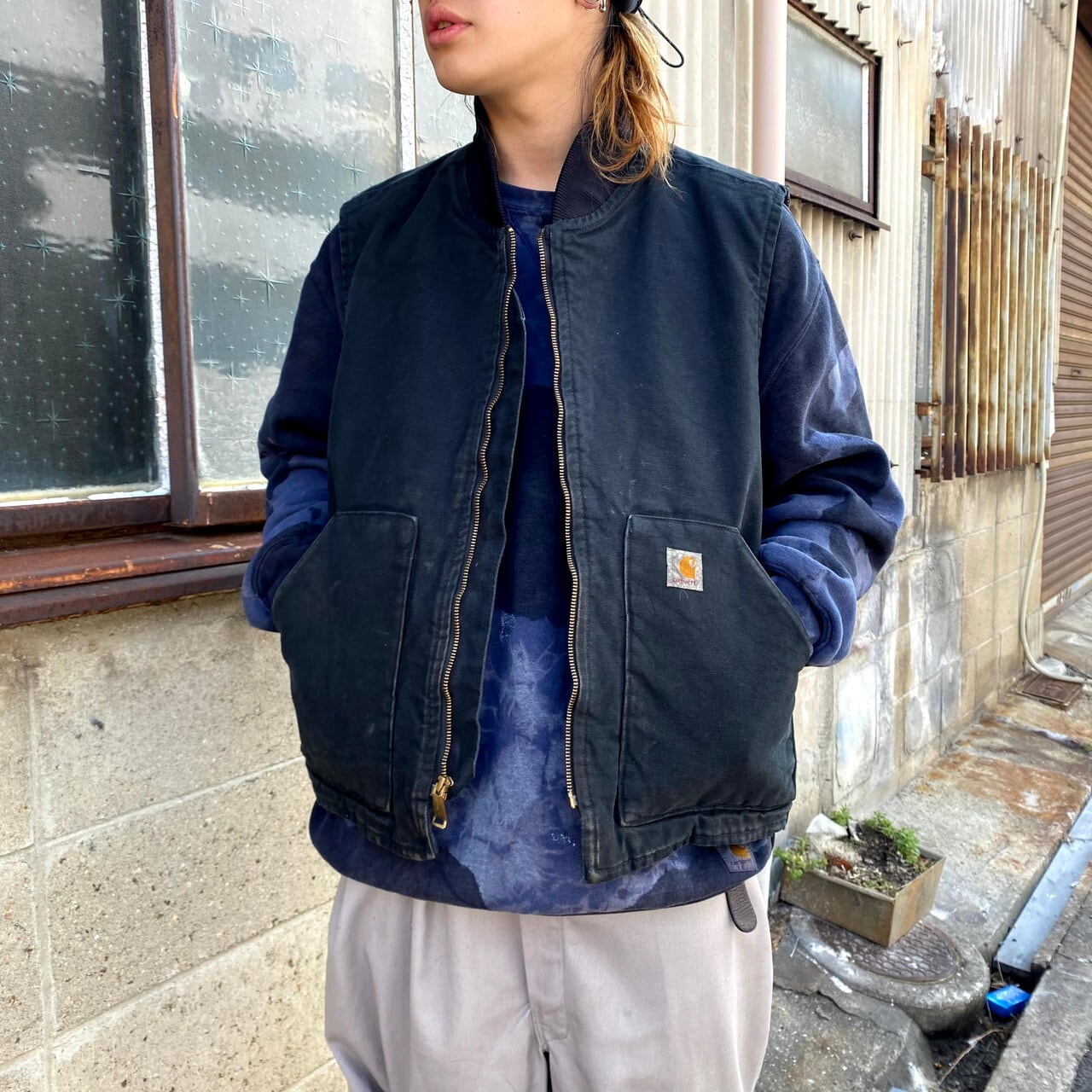 Carhartt カーハート ダック地 ワークベスト メンズXL相当 古着  