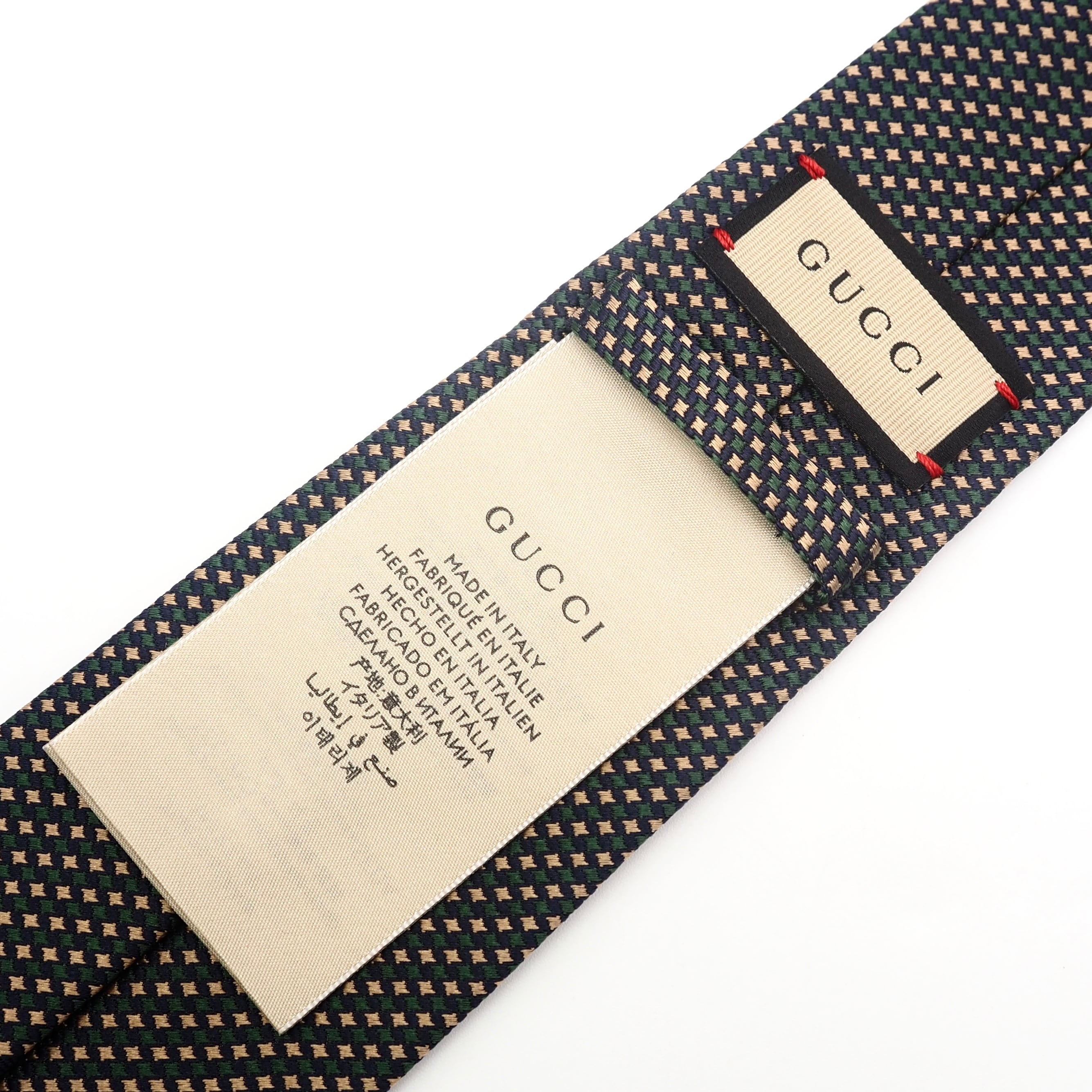 GUCCI アニマリエ ビー シェリーライン シルクネクタイ シルク グッチ