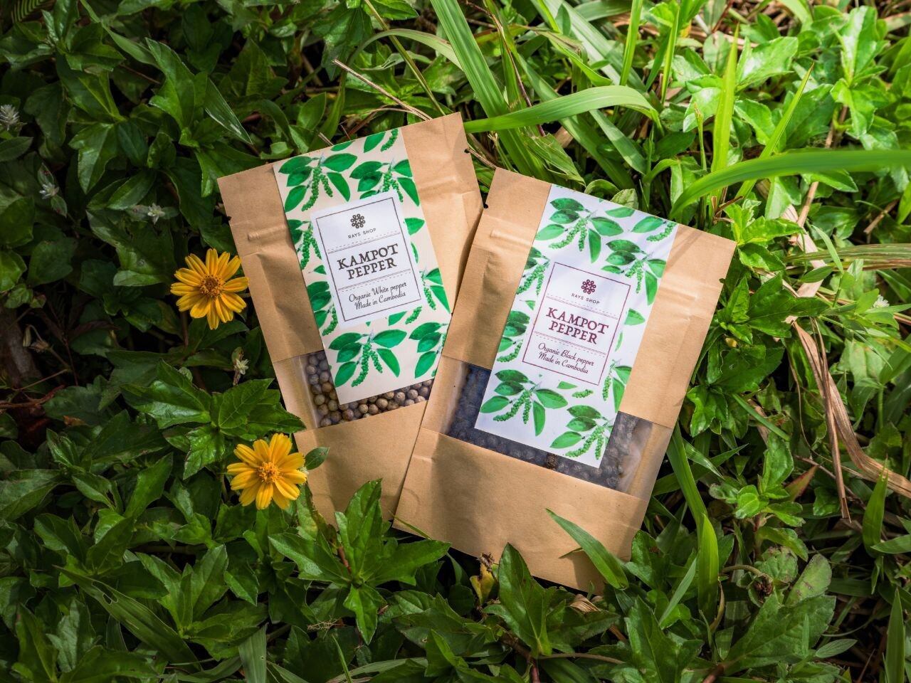 カンポットペッパー2点食べ比べプレミアム【黒胡椒、白胡椒】