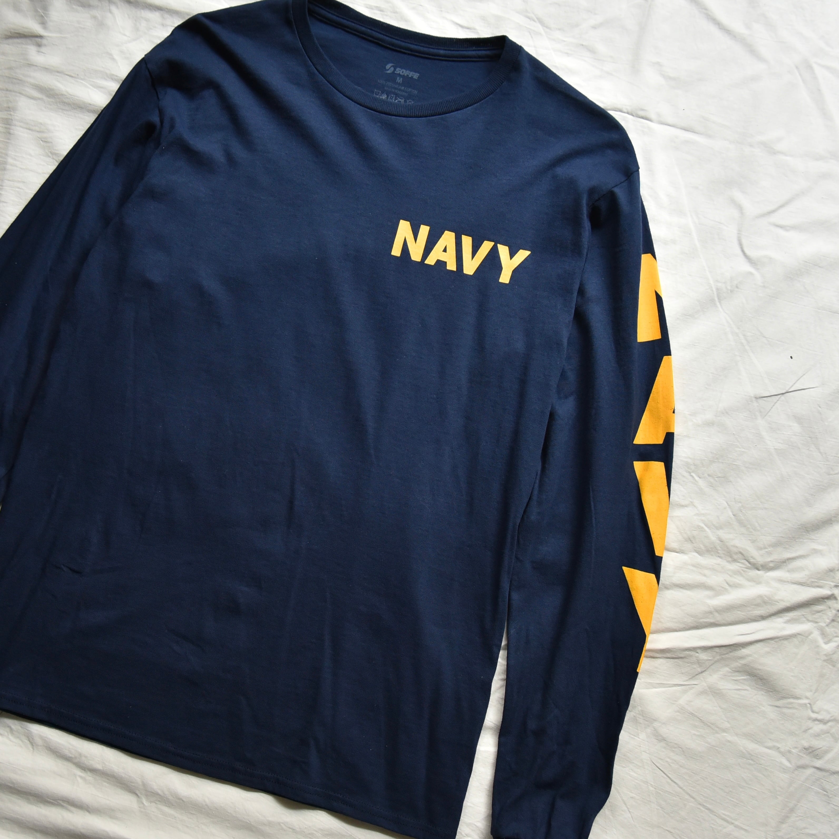 US NAVY Official License Training Long T-Shirts / 米海軍 公式