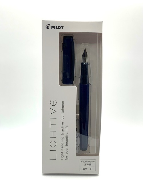 PILOT ライティブ　万年筆　ネイビー　細字