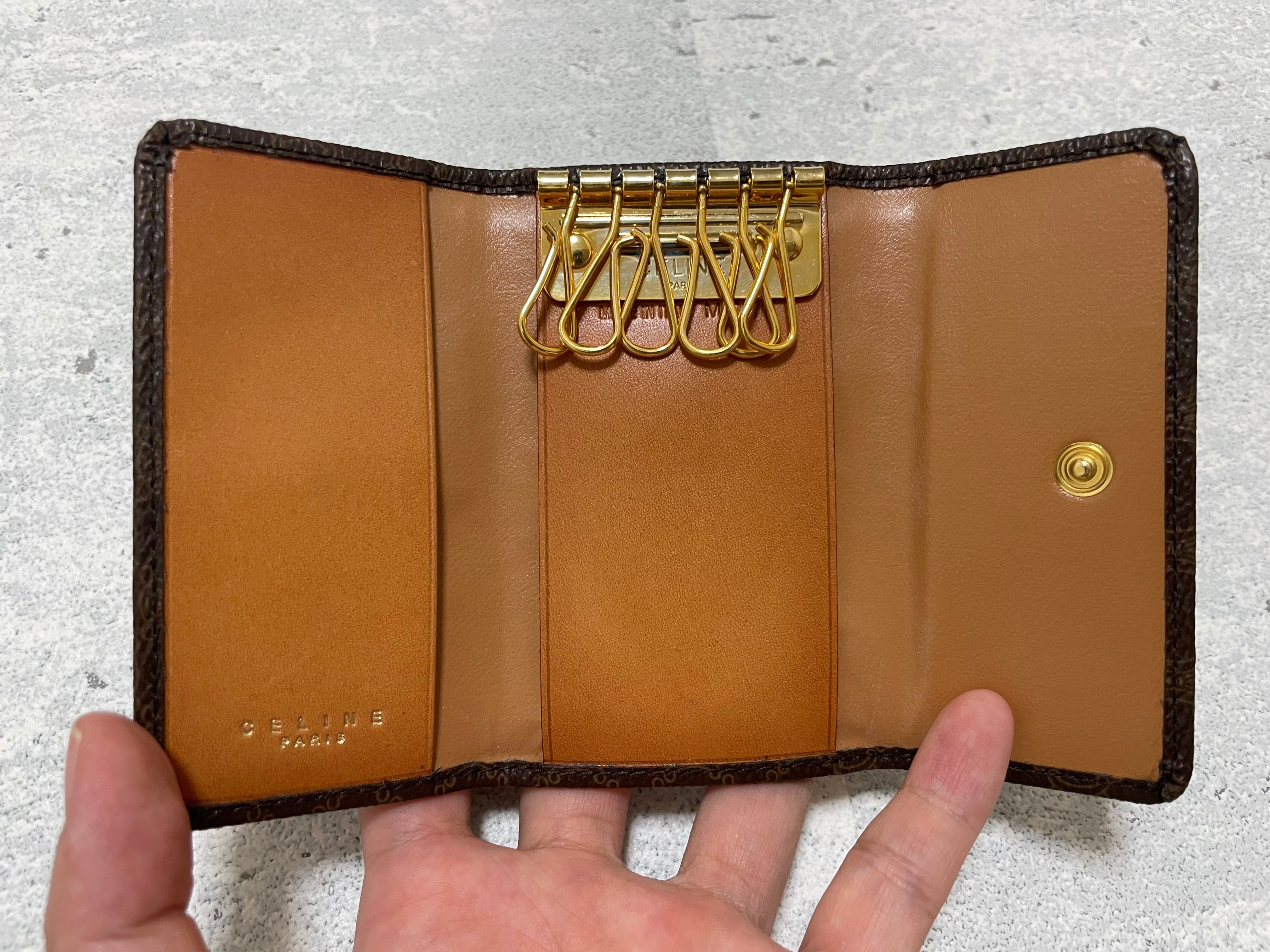 CELINE マカダム柄 キーケース 箱付き | Petit luxe Vintage CELINE マカダム柄 キーケース 箱付き | Petit luxe Vintage