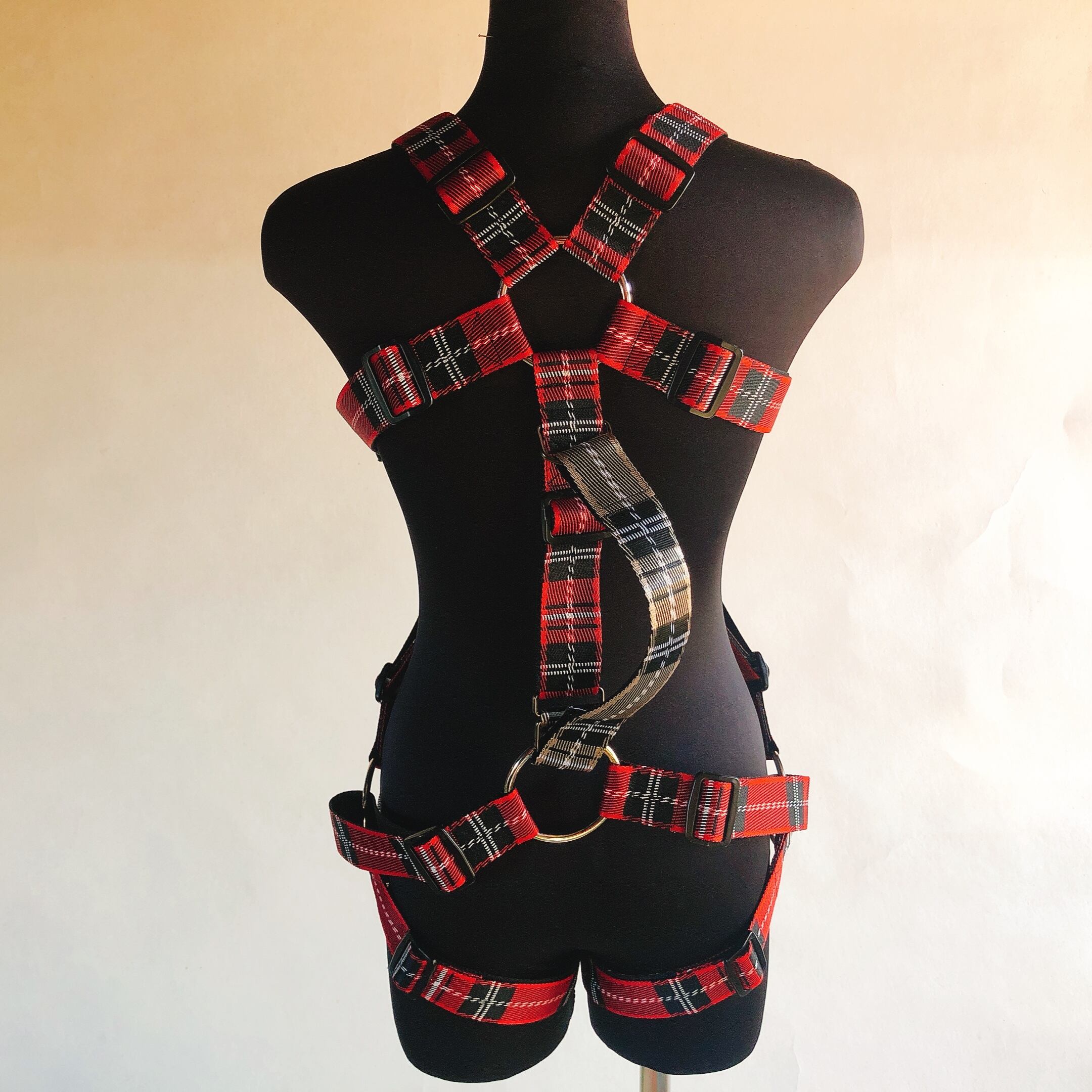 フルハーネス アスタリスク型 レッドゴールドラッピング