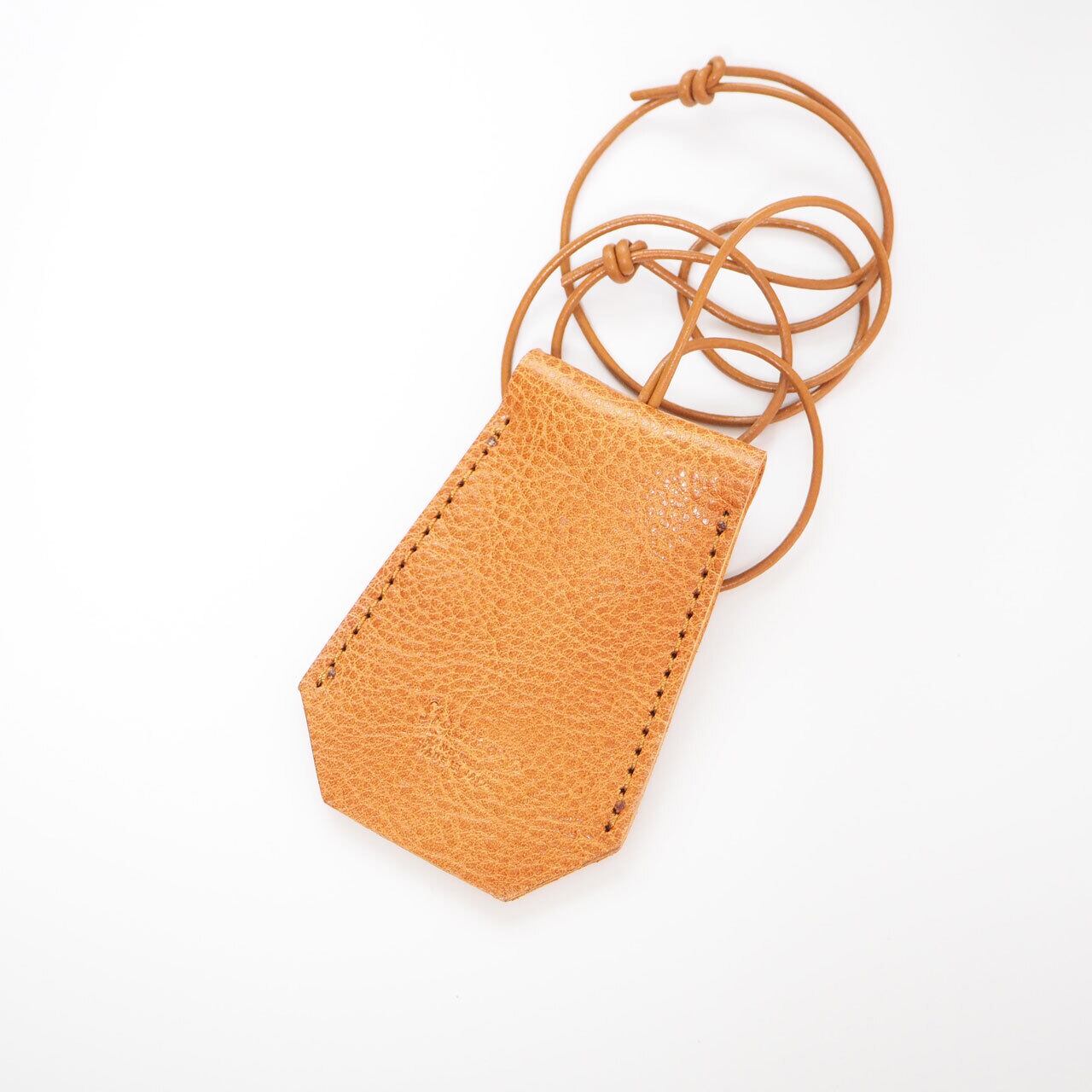 HERMES クロシェット キーリング ネックレス ブラウン マルジェラ期 茶色 HERMES クロシェット キーリング ネックレス ブラウン マルジェラ期