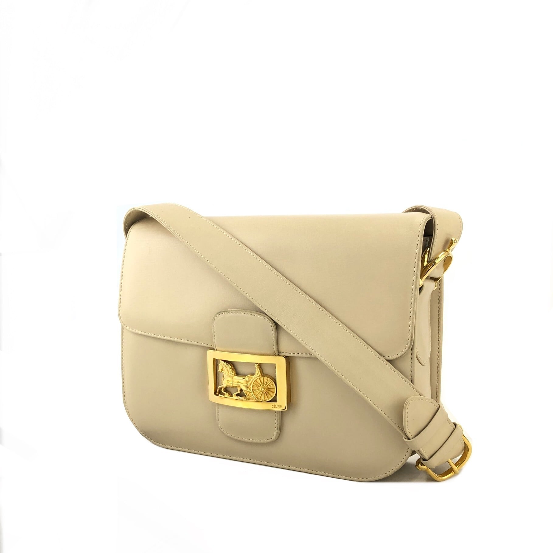 CELINE セリーヌ ホースキャリッジ 馬車金具 レザー ショルダー CELINE セリーヌ ホースキャリッジ 馬車金具 レザー ショルダー