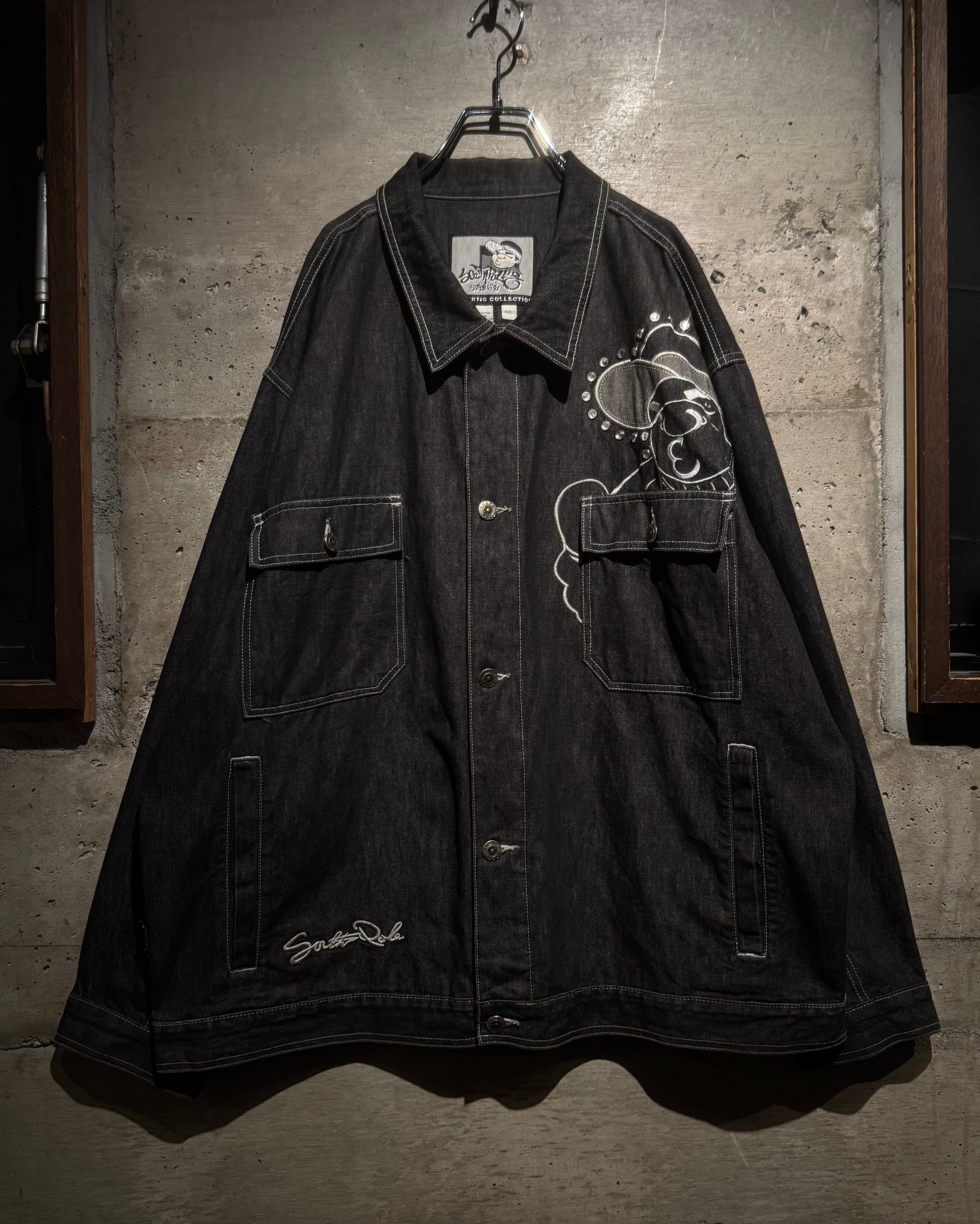 Caka】“SOUTH POLE” B-BOY Embroidery Rhinestone Decoration Loose