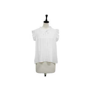 Frill sleeve pleats design tops