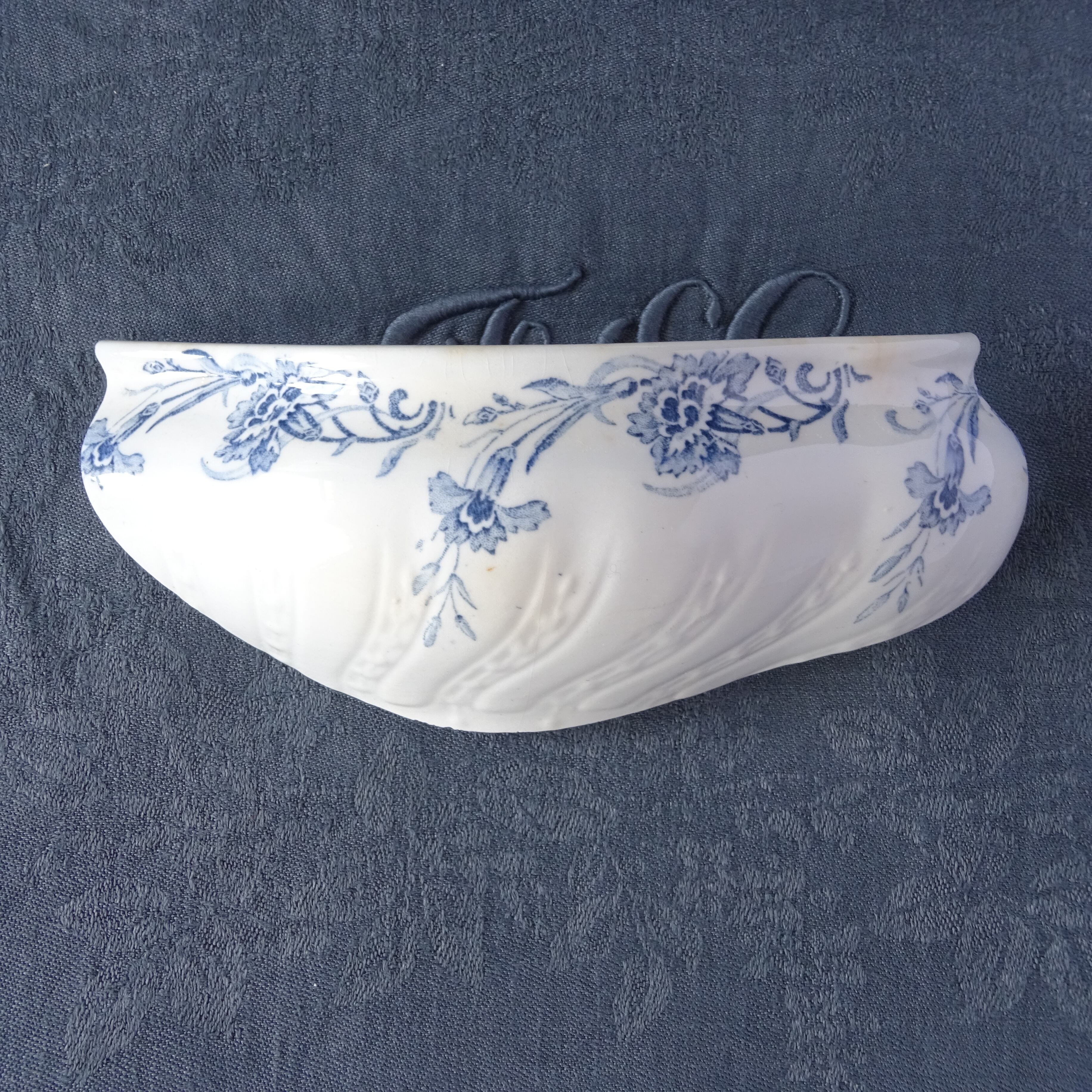 【 Épuisé 】【金継ぎ用】KG Luneville*modèle《KLEBER》Saucière pour Kintsugi