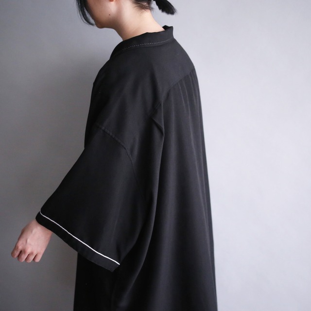 diamond patchwork and stitch 4XL super big h/s shirt