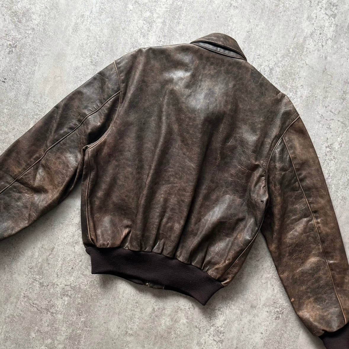 70s~ Banana Republic A-2 type leather flight jacket | Muri 70s~ Banana Republic A-2 type leather flight jacket | Muri
