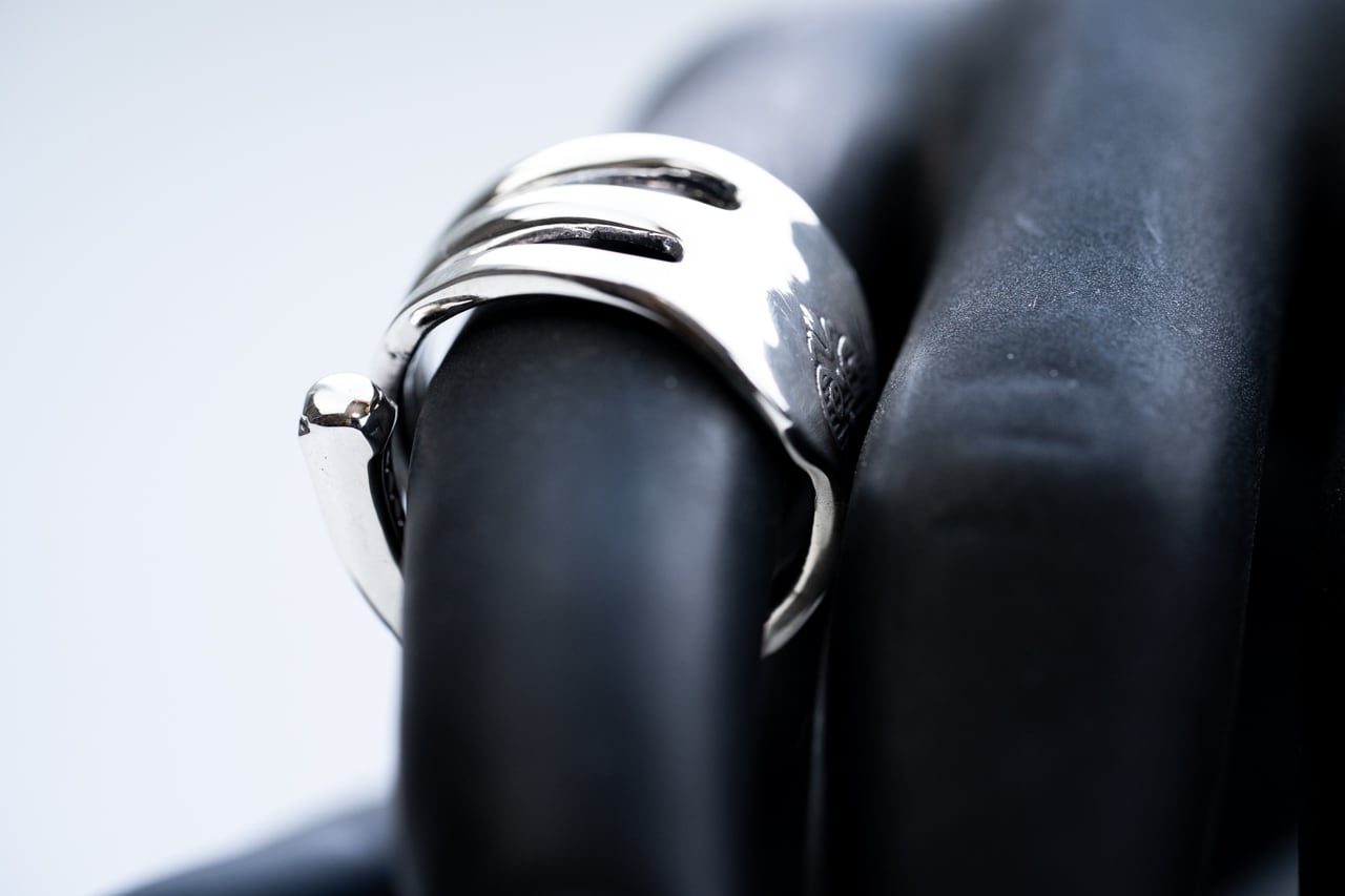R-082 Cutlery fork ring (S) | WAKAN SILVER SMITH online store