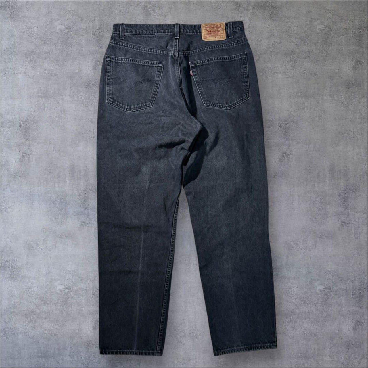 90s Levi's 550 Black made in USA W38L32 古着 - 4