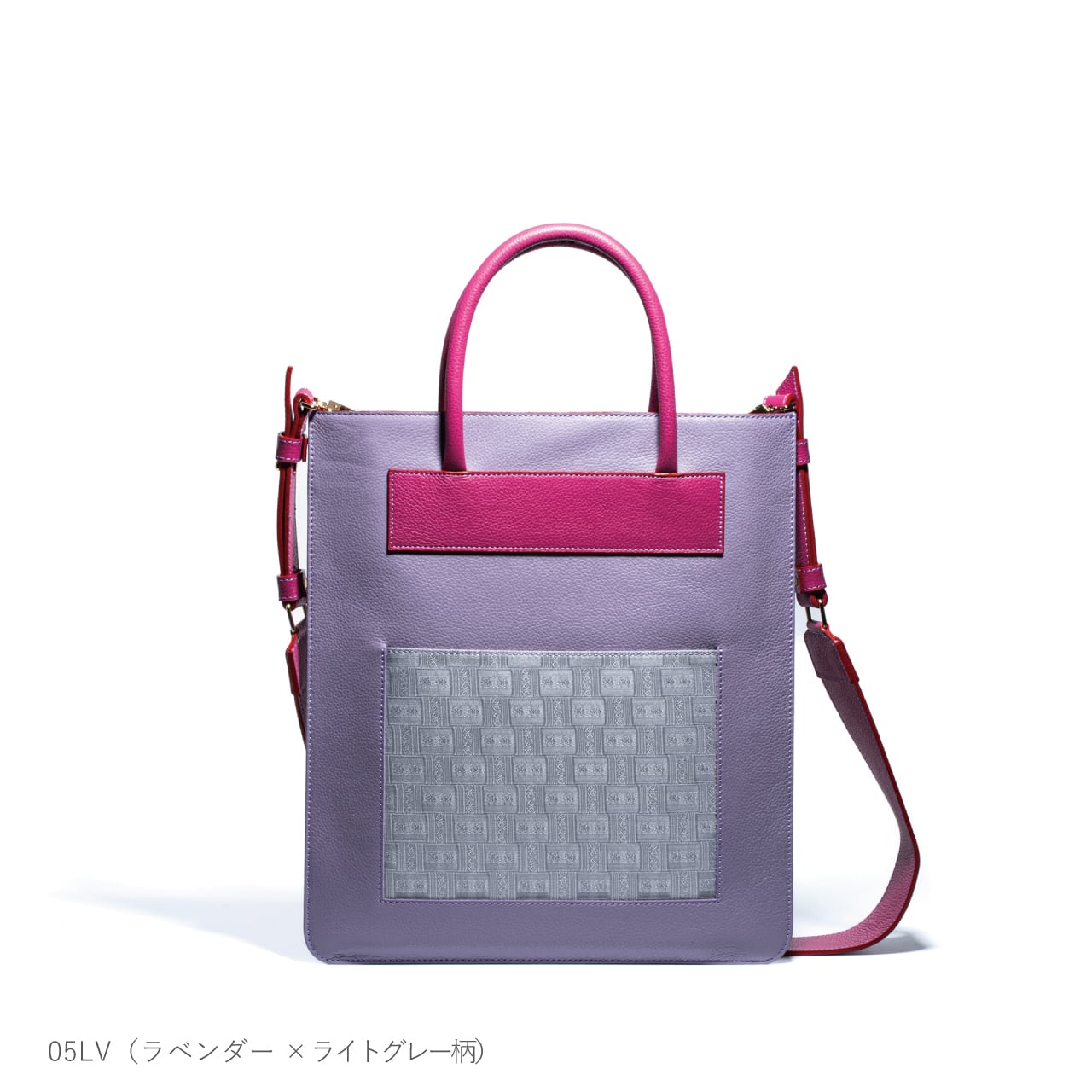 FLAT TOTE BAG 【日本製】【本革×博多織】フラットトートバッグ | yuEN