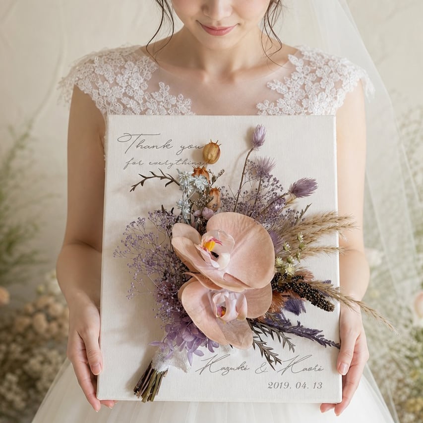 ウェディング フラワーボックス 限定1点】結婚証明書 フラワーボックス ① | DIY store PBW