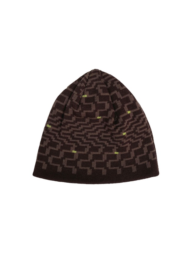 COMFORTABLE REASON / CHAOS INJECT BEANIE - BROWN