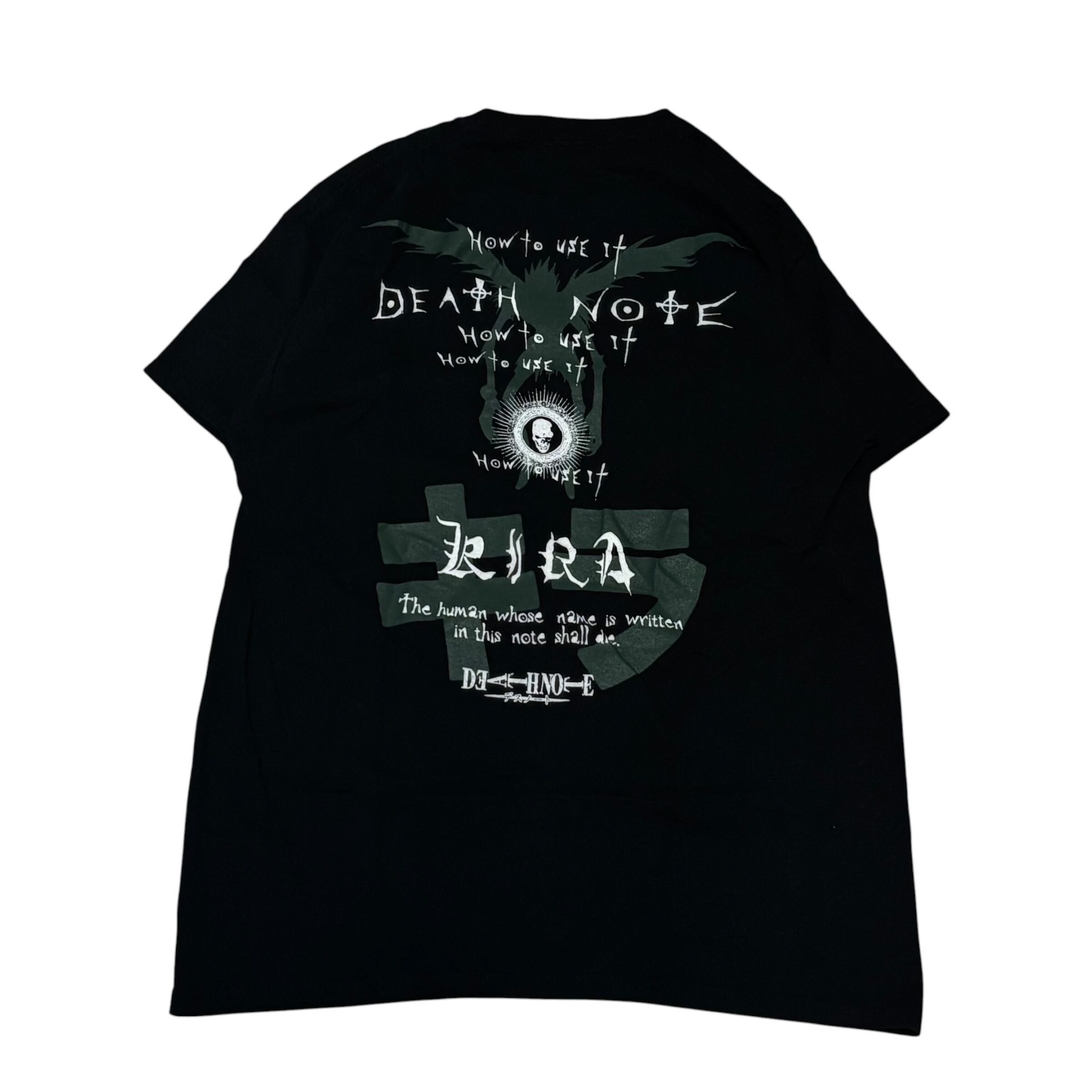 00s DEATH NOTE tシャツ デスノート ANIME TEE アニメ リューク 死神
