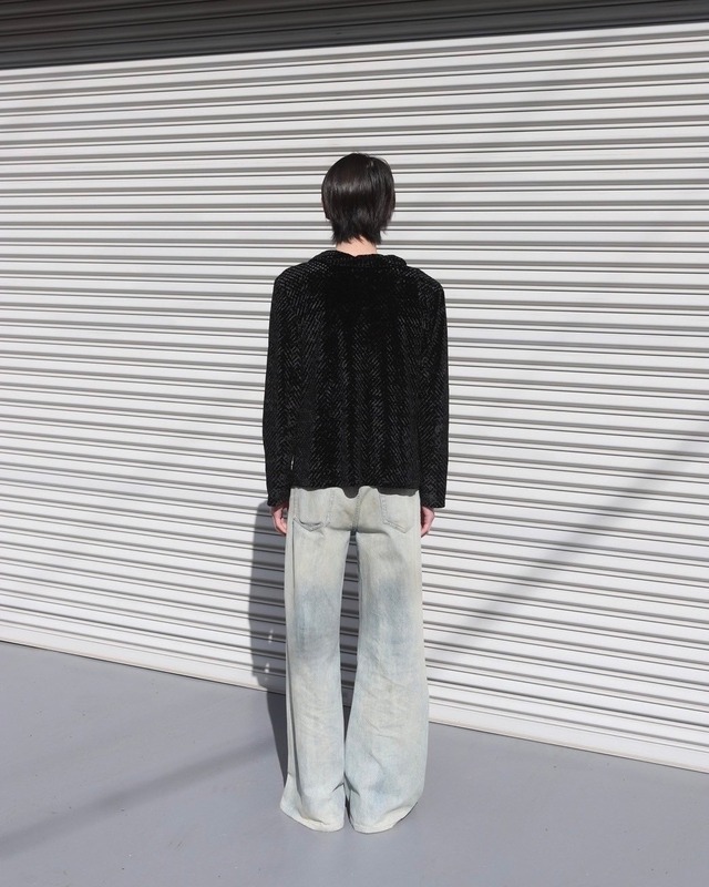 All-over pattern turtle velor long tee