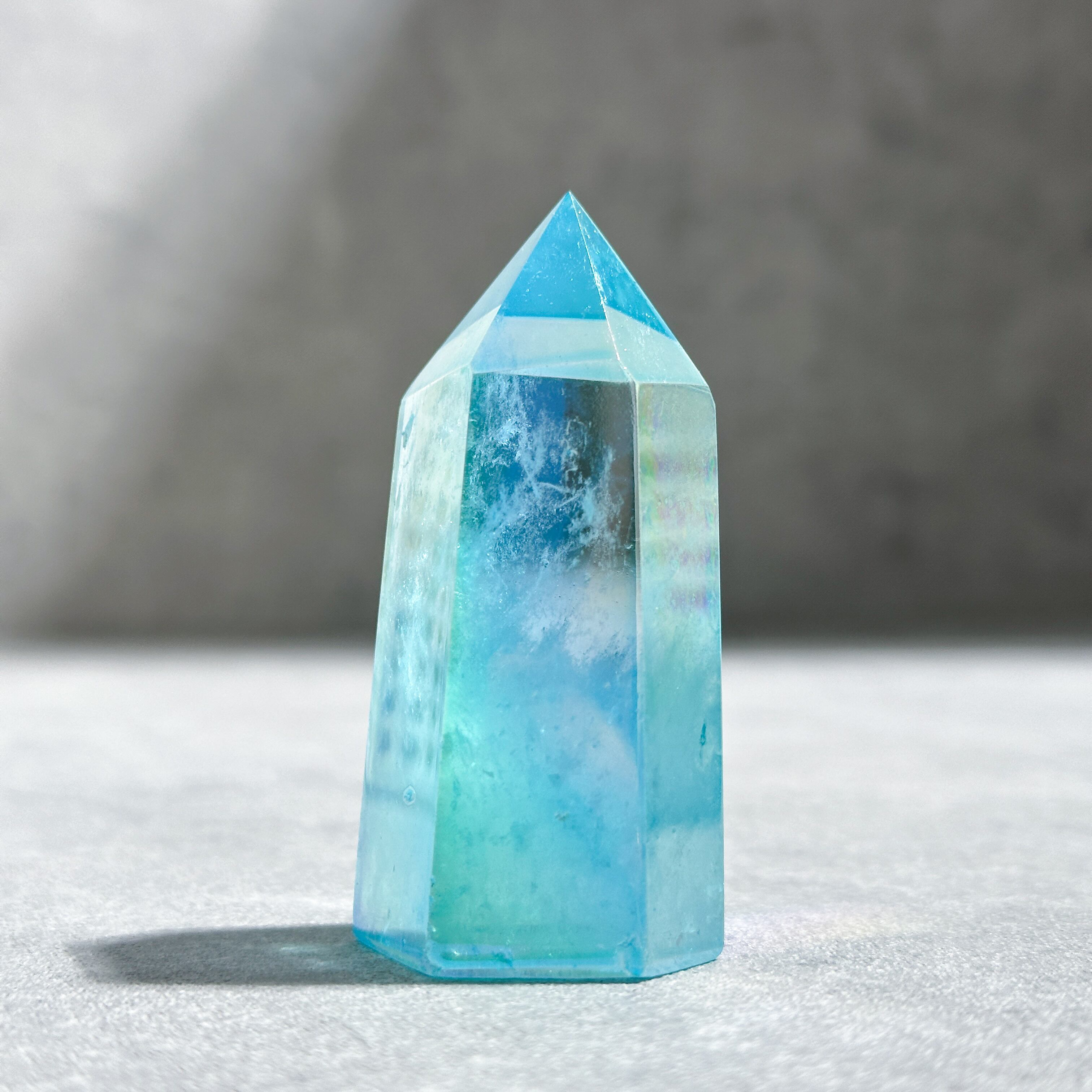 アクアオーラクォーツ タワー62✧ Aqua Aura Quartz ✧天然石・鉱物・パワーストーン