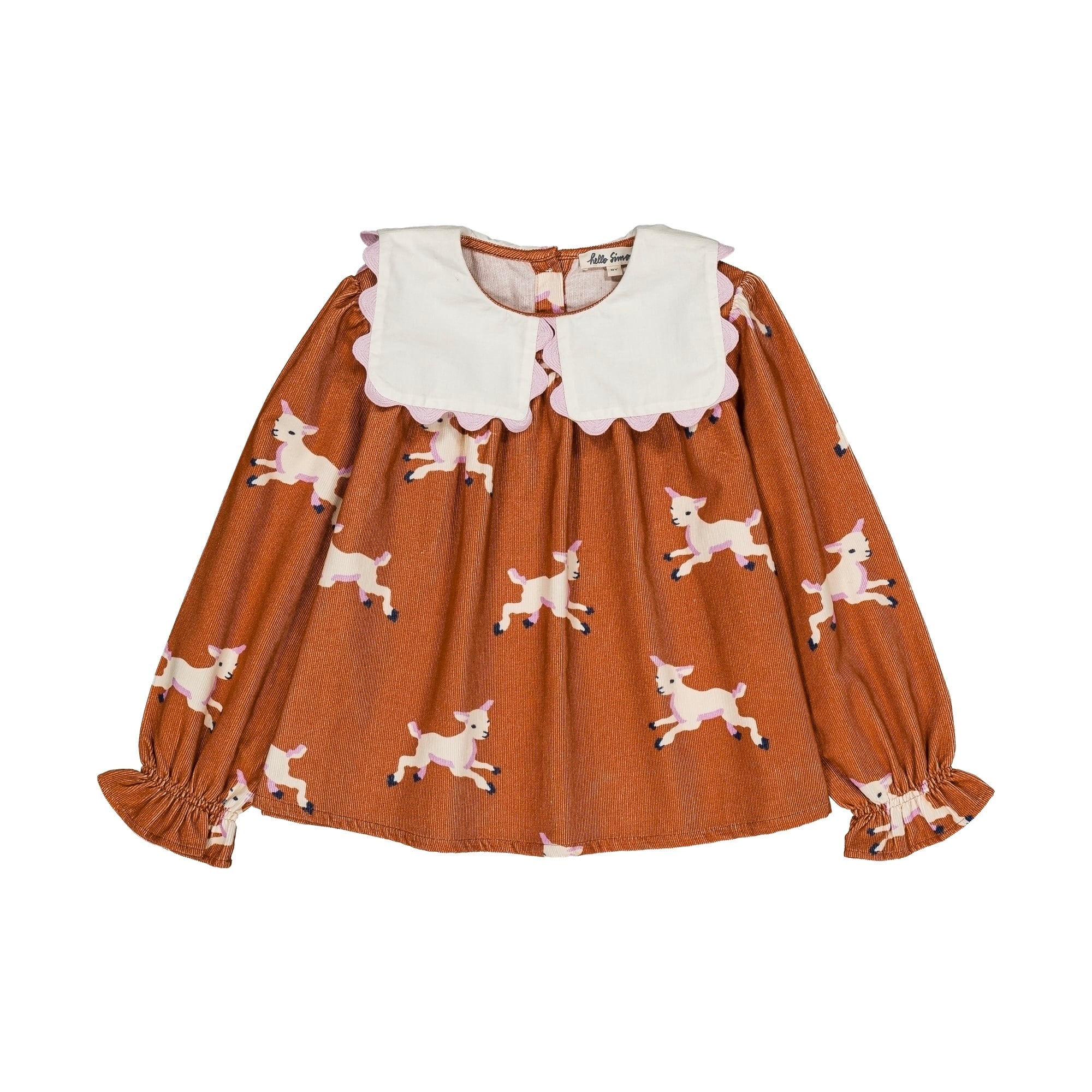 《hello Simone 2025AW》Praline blouse / Lamb Sunburn