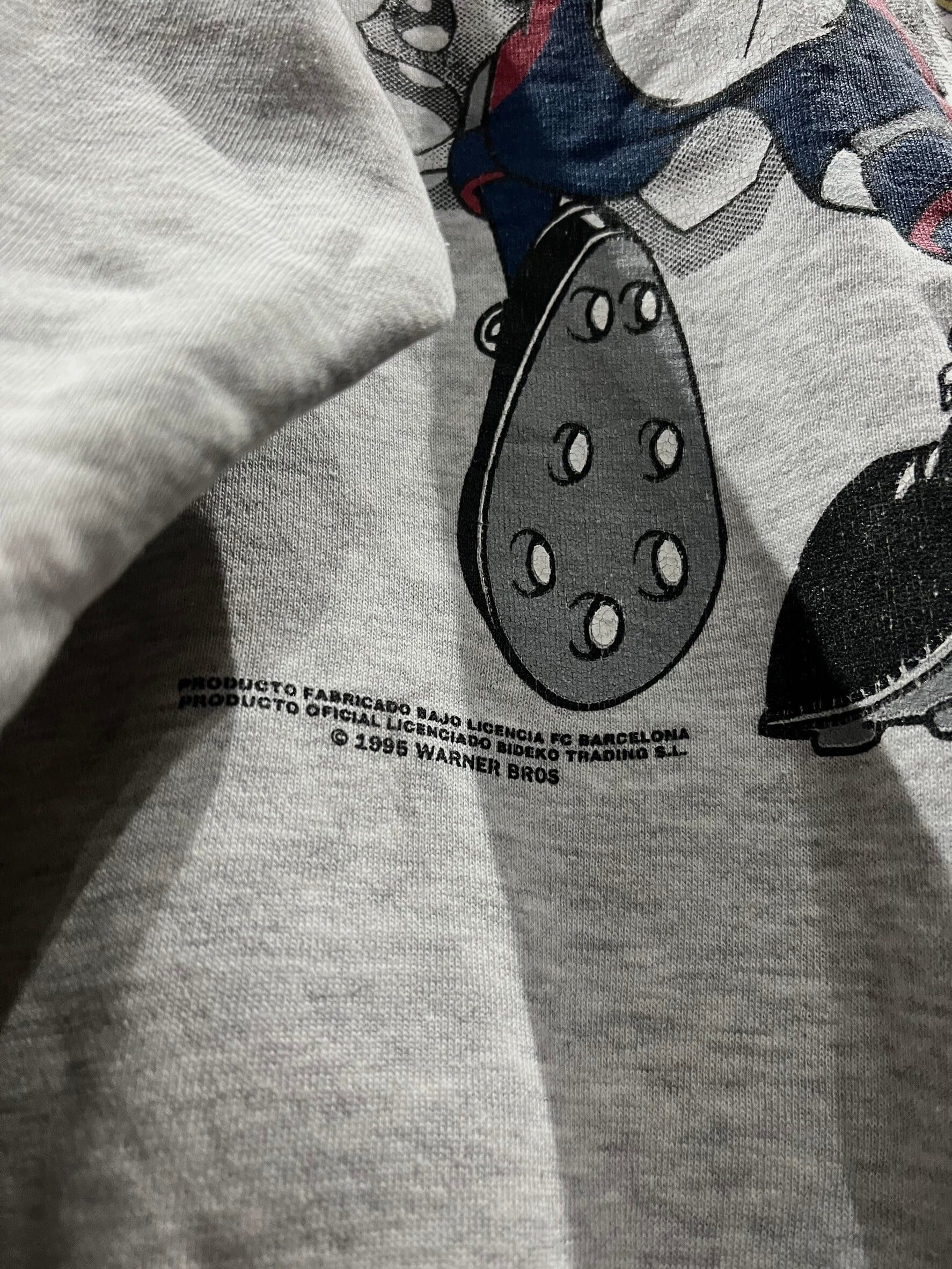 【00s】ルーニーテューンズ×バルセロナ ゲームシャツ M デットストック 00s】ルーニーテューンズ×バルセロナ ゲームシャツ M デットストック